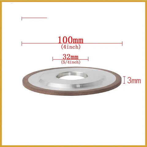 Pro Grade Resin Bond Grinding Wheel For Tungsten Steel Carbide And Stone 240 Grit Heavy Duty Cutting Disc 100mm 32x3mm