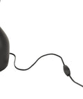 Close-up of Dope Modern Wavy Black Table Lamp With 75 Inch Cord 23 Inch Tall Easy Assembly Bulb Not Included E26 Bulb Compatible