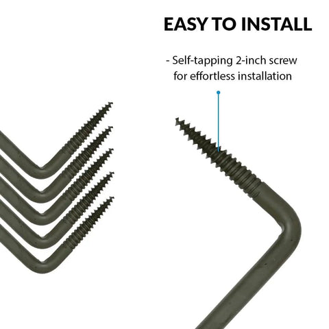 Step-Up Tree Step for Hunting Durable Slip-Resistant Tool-Free Install 4-Inch Step Area Supports Up to 750 Lbs Single Step Platform for Tree Stand Use Heavy-Duty One Size Pack of 1 with self-tapping screw
