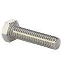 304 stainless steel hex bolts, 1/4-20 x 1 inch, fully threaded, corrosion-resistant, heavy-duty fasteners for marine and industrial use