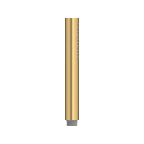 Minimalist Hand Shower 1.8 GPM Flow, Polished Chrome Finish, Single Function Spray, Brass Handle, side view