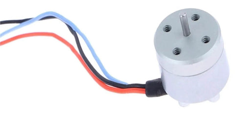 4300KV Brushless Drone Motor 1104 Quadcopter Propulsion Unit with attached wires, showcasing smooth and compact design for mini aircraft.