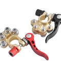 4 Way Car Battery Terminal Connectors Quick Release Clip For Top Post Batteries Positive And Negative Automotive Battery Clamps