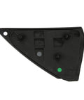 Bolt On Replacement Right Side Rear Bumper Reflector Cover With Bold Red Lens For Tesla Model 3 And Model Y 2017 To 2020 Models showing black plastic backing.