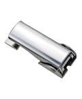 Heavy Duty Adjustable 304 Stainless Steel Toggle Draw Latch With Strong Hasp Lock For Toolboxes Trunks And Cabinets durable fastener from side angle.