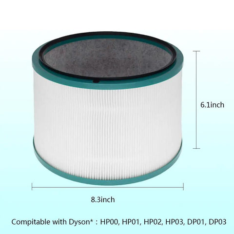 Replacement Filters For Pure Cool Link DP01 DP03 And Pure Hot And Cool Link HP01 HP02 HP03 Compatible With First Gen Purifiers