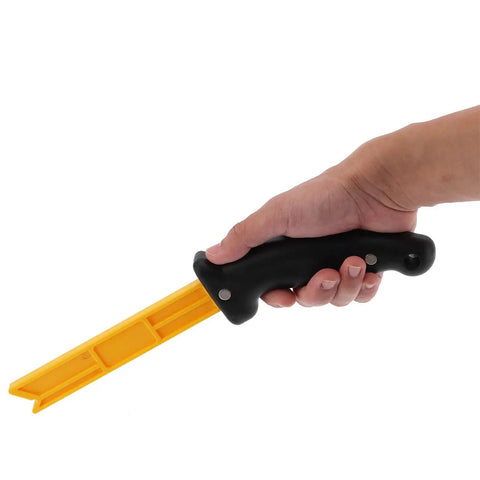 Heavy Duty Magnetic Woodworking Push Stick Set With Super Grippy Handle And Strong Magnet for safe lumber feeding.