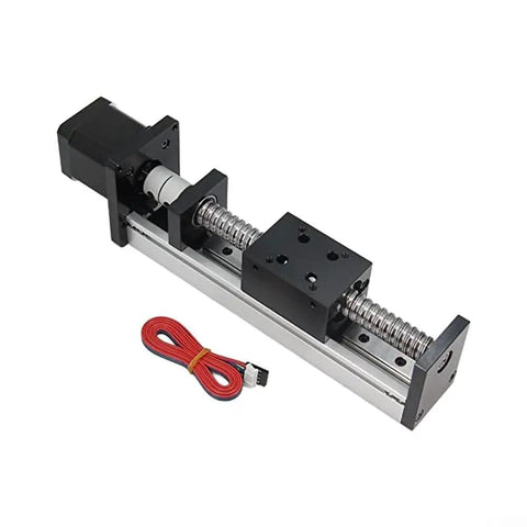 Top Tier 12 Volt Coreless DC Gear Motor Pairing Fast Acting Screw Linear Actuator, compact design with wiring harness.