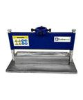 Front view of Pro-Grade 12 Inch Press Brake Bender V Block Attachment For 12 Or 20 Ton Hydraulic Shop Press.