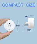 Smart Plug Set For Alexa With Easy Voice Setup Hands Free Plug And Play Control Remote On Off Timers And Schedules Group Control