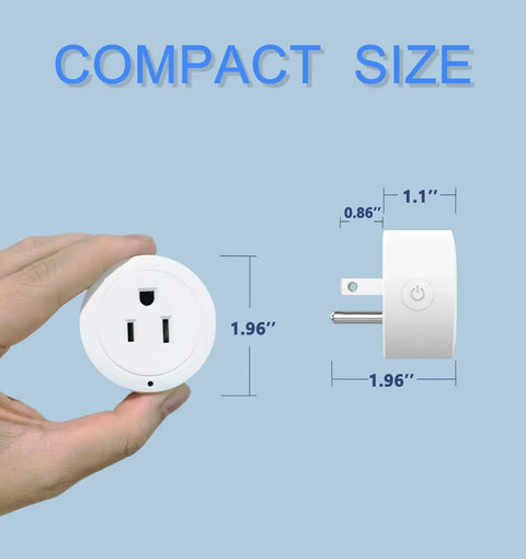 Smart Plug Set For Alexa With Easy Voice Setup Hands Free Plug And Play Control Remote On Off Timers And Schedules Group Control