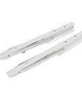Heavy Duty Collapsible Shelf Brackets 2-Pack, steel white foldable design for RV and boat use, wall mounted, 90kg capacity, 34cm length