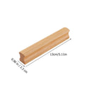 Slick Beech Wood Cabinet Pulls Set Of 4 With 96mm Hole Spacing Drawer Handles For Wardrobe Doors Lacquer Finish Easy Install Furniture Hardware