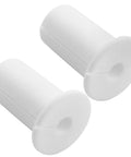 2 Pack Wall Grommets 3/4 Inch Silicone Cable Pass Through Bushings For Cable Routing Waterproof White Durable Grommets