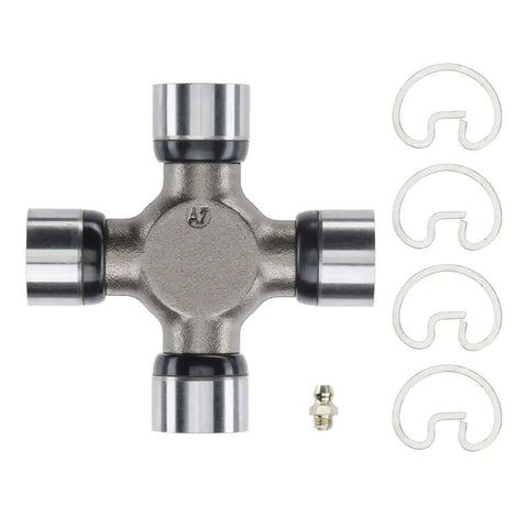 Premium Rear U Joint Replacement For Dodge Ram 2500 Driveline Fixes Vibration And Smooths Power Transfer With Perfect Fitment For 2005 2006 2007 Models Equipped With 5.7L Or 4.7L V8 Engines To Boost Stability. rear steel universal joint with snap rings and grease fitting