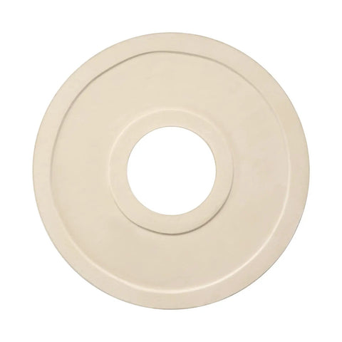Matte Black PU Ceiling Medallion For Light Fixtures And Ceiling Fans, Twelve And A Quarter Inch Outer Diameter, Beige color view