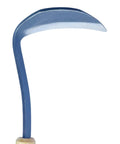 Close-up of Left Handed Garden Weeder Tool With Sharp Edge Sickle Hoe For Precision Weeding And Grass Cutting In Tight Spaces Ergonomic Lefty Tool
