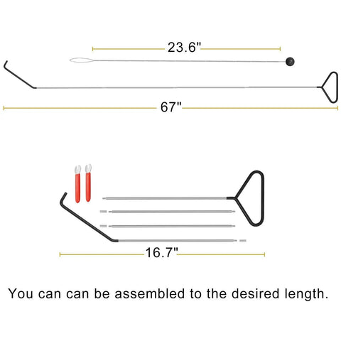 Long Reach Grabber Tool For Car Emergencies Heavy Duty Reacher And Pick Up Tool Stainless Steel Construction Ideal For Grabbing Small Parts Under Seats And Tight Spaces During Auto Repairs
