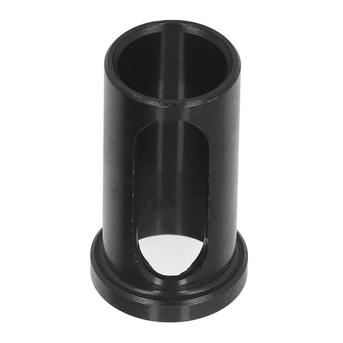 Amazon black alloy steel CNC lathe reducer sleeve with internal bore and side slot