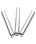 Top view of three Single M4 Dowel Pin 50mm 55mm 60mm 82mm Quenched And Hardened Steel Cylindrical Roll Pin For Precise Alignment And Fixed Location