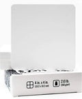 Heavyweight 75 Pack White 4x4 Art Tiles With 210 lb Paper 350 gsm Blank Square Sheets for pencils and markers