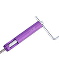 Top Notch Jiawu Thread Repair Kit 1/4-20 UNC For Auto And Electrical Gear Fixes Damaged Screws Fast With Stainless Steel Sleeves Built To Last Heavy Duty Insert Tools That Bring Your Machinery Back From The Dead And Keep Everything Running Smooth Without purple 1/4-20 UNC thread repair tool with stainless steel insert and handle