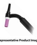 Water Cooled TIG Torch Kit With Flex Head 300 Amp 12.5 Foot Length Super Flex Design shown with flex head detail