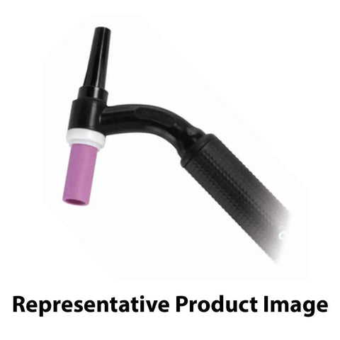 Water Cooled TIG Torch Kit With Flex Head 300 Amp 12.5 Foot Length Super Flex Design shown with flex head detail