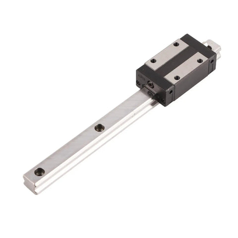 Heavy Duty Linear Guide Rail And Bearing Slider Kit With Slick Ball Bearings For Smooth 3D Printer And Cnc Motion Control Two Hundred Millimeter Long Hardened Steel Blocks Built Tough For Daily Garage Project Grind And Precision Tracking