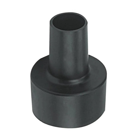 Five piece vacuum hose adapter set black PP connector, compatible with most vacuums for dust collection systems.