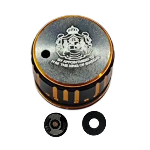 Aluminum Alloy Fishing Reel Brake Knob With Internal Sound Kit And Gear Mechanical Spool Upgrade displayed on white background