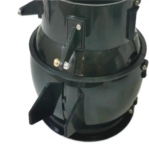 80mm EDF Vector Thrust Nozzle for RC Jet Planes, showing compact design and durable construction, side angle view