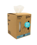 Heavy Duty All Purpose Cleaning Wipes 252 Count Center Pull Sheets Value Box for auto shop, janitorial, industrial use