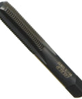 Close-up of Thread Cleaning Chaser Tap For M10 X 1.25 Threads Gearhead Auto Repair Tool showing its cutting threads design.