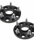 15Mm Hub Centric Wheel Spacers Upgrade Your Mitsubishi Whip With Five By One Four Point Three Bolt Pattern, 6061 T6 Aluminum, matte black finish.