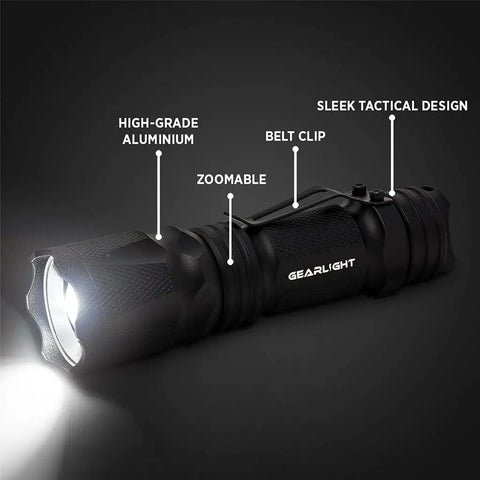 Two Bright Mini LED Flashlights Set With Pocket Clip For Camping And Outdoor Adventures, High Lumens, Tactical Tiny Lights, Waterproof Military Grade Aluminum Build, Ultra Compact Lightweight, Perfect For Emergency Prep