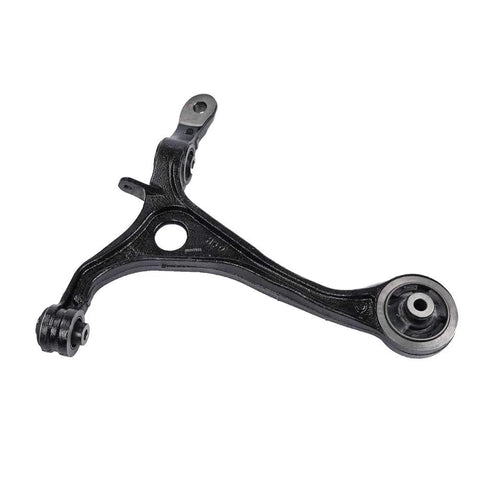 IRONTREE front lower control arm, black metal with bushings, side view