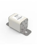 Rugged Garage Grade High Voltage DC Fuses Built For EV Chargers Solar Arrays And Workshop Gear, Rsz307 Series Cartridge Breakers 400A 500A 630A in silver aluminum housing.