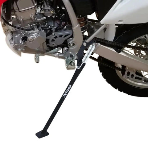 CRF150R Kickstand For Dirt Bike Side Stand Lightweight 6061 Aluminum With Large Footpad For 2007 To 2021 Model Compatibility installed