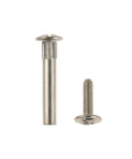 Beefy Nut Connector Kit For Furniture M5 And M8 Snap Rivet Screws, Male And Female Quick Assembly Hardware Sets, Includes 10 Complete Sets For Kitchen Cabinets, Beds, And DIY Splicing, Easy Fit, No Fuss Build, Strong Hold. metal male female connector screws