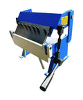 12 Inch 20 Gauge Mild Steel Bench Pan And Box Brake Machine for small shops, 5 adjustable removable fingers, compact bench top design