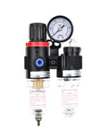 Preparation Unit FRL Filter Regulator Lubricator Combo for pneumatic setup with AFC1500 one eighth inch and AFC2000 fittings
