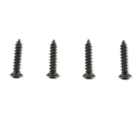 Beefy Tail Light Lens Upper Screw Kit For 2005 To 2013 Corvette C6, Heavy Duty Metal Hardware For Secure Rear Illumination, Easy Install, Matches Factory Dimensions - 4 black screws