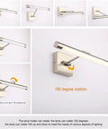 LED Picture Light With Swing Arm, 16.5 Inch Hardwired Dimmable Artwork Display Lamp, showing adjustable 180 degree tilt mechanism.