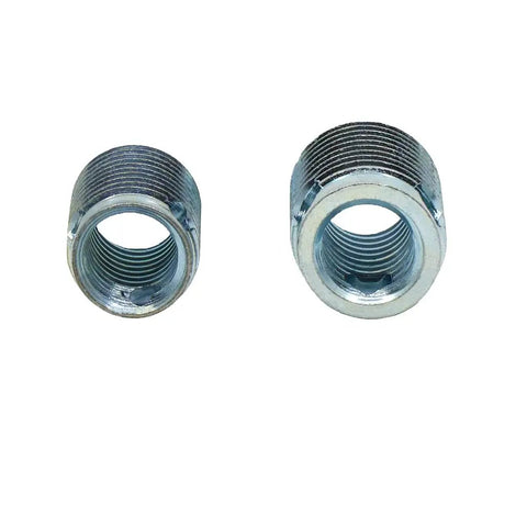 Self Locking Threaded Insert Kit For Standard Wall With Fractional Sizing And Coarse Threads, 50 Pieces shown in metal finish