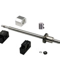 Two Piece Linear Guide Rail Kit With 250 To 1500mm Rails Four HGH15CA Carriage Blocks SFU1605 Ballscrew Set With BFBK12 Nut Housing DSG16H Nut And D25l30 Coupler For Pro Grade CNC Motion, SFU1605 ball screw, BK12/BF12 supports