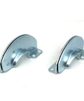 Industrial Grade Concealed 90 Degree Cabinet Hinge Set For Electromechanical Equipment Cabinets And Server Racks Two Piece Silver