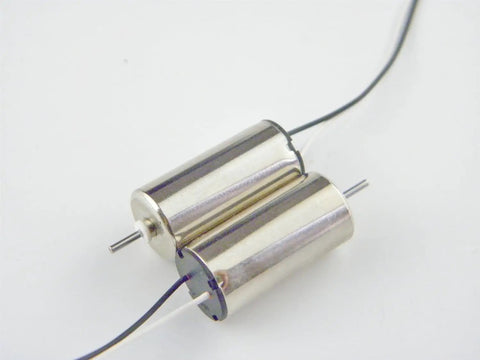 Two Pack Mini Model Helicopter Coreless Motors 1020 Size For Micro Drones 3.7V 39500RPM And 4.2V 45000RPM High Torque NdFeB DC Motors
