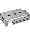 Compact Pneumatic Slide Table Kit With MXQ-CS16L Stroke Cylinders For Pro Grade Precision Parts Assembly And Robotics silver metal slide table