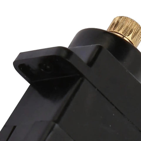 Close-up of Heavy Duty Micro Servo Motor With Durable Metal Gears and Serious Torque Output For RC Cars Boats And Robots.